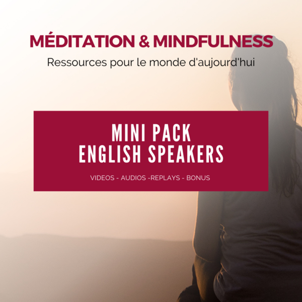"Meditation & Mindfulness" - Special PACK Français & English (6 conferences / talks)